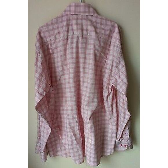 XOOS Shirt Pink & White Check sz 5, US XL - Picture 7 of 7